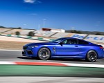2020 BMW M8 Competition Coupe (Color: Frozen Marina Bay Blue) Side Wallpapers 150x120