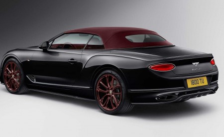 2020 Bentley Continental GT Convertible Number 1 Edition by Mulliner Rear Three-Quarter Wallpapers 450x275 (7)