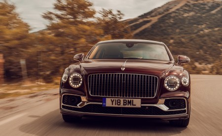 2020 Bentley Flying Spur (Color: Cricket Ball) Front Wallpapers 450x275 (114)
