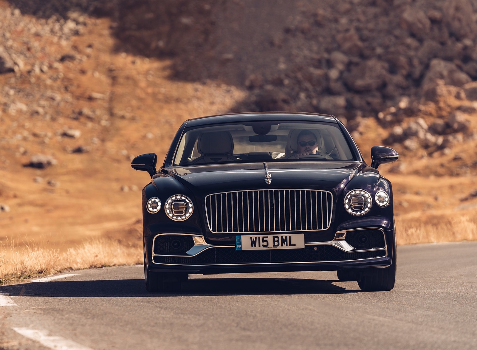 2020 Bentley Flying Spur (Color: Dark Sapphire) Front Wallpapers (10)