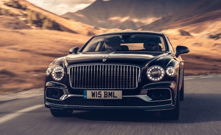 2020 Bentley Flying Spur (Color: Dark Sapphire) Front Wallpapers 450x275 (2)