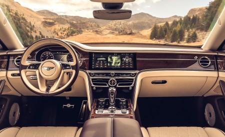 2020 Bentley Flying Spur (Color: Dark Sapphire) Interior Cockpit Wallpapers 450x275 (19)