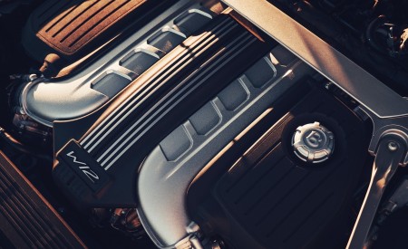 2020 Bentley Flying Spur (Color: Extreme Silver) Engine Wallpapers 450x275 (72)