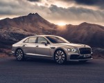 2020 Bentley Flying Spur (Color: White Sand) Front Three-Quarter Wallpapers 150x120