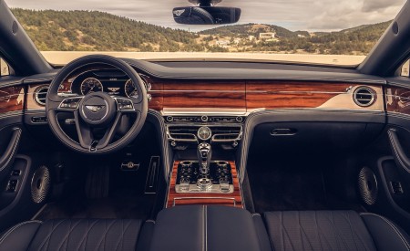 2020 Bentley Flying Spur (Color: White Sand) Interior Cockpit Wallpapers 450x275 (104)