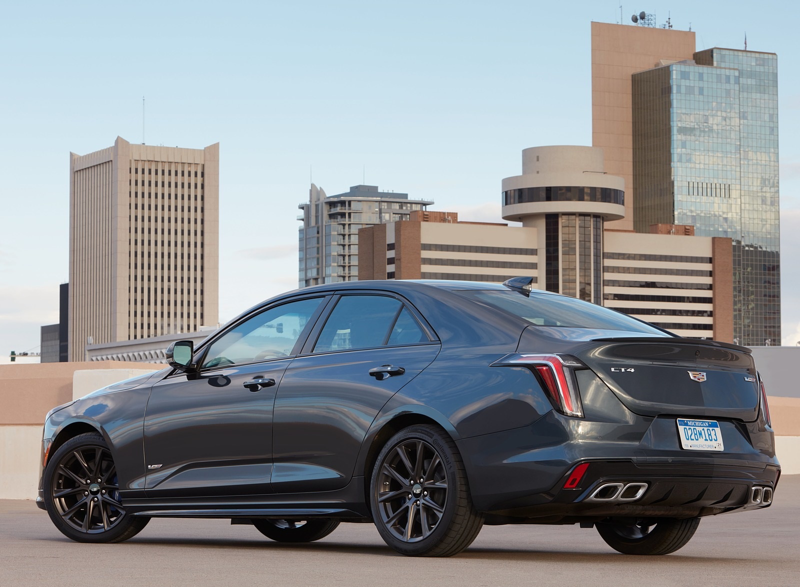 2020 Cadillac CT4-V Rear Three-Quarter Wallpapers (8)
