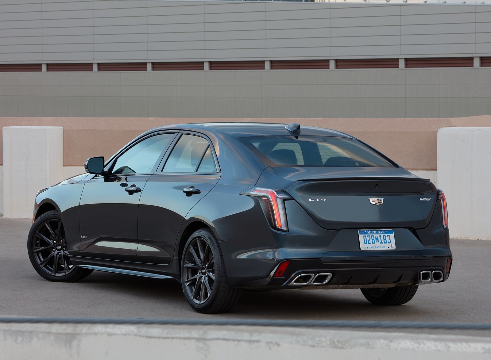 2020 Cadillac CT4-V Rear Three-Quarter Wallpapers (9)