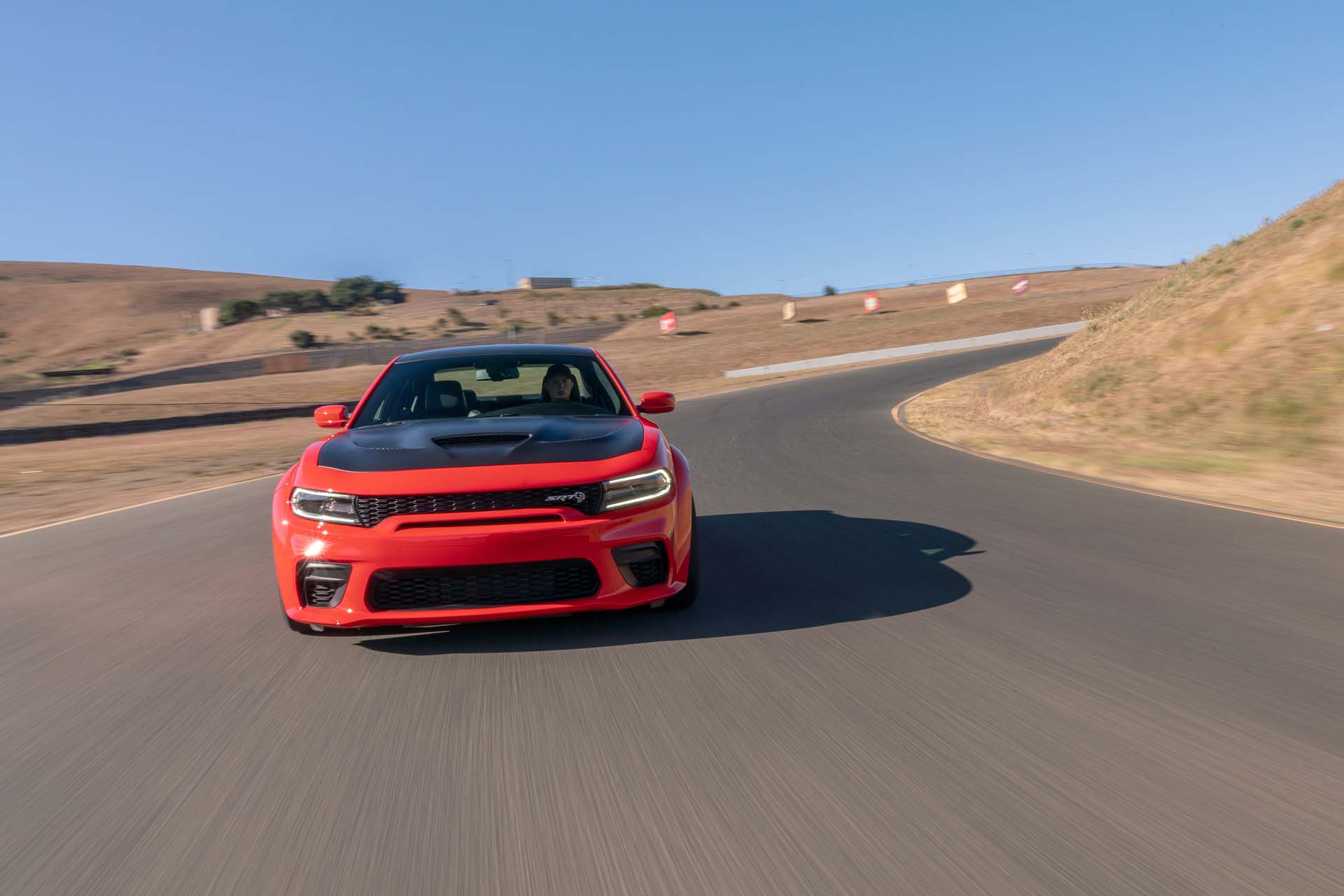 2020 Dodge Charger SRT Hellcat Widebody (Color: TorRed) Front Wallpapers (5)