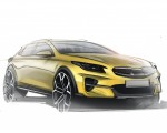 2020 Kia XCeed Design Sketch Wallpapers 150x120