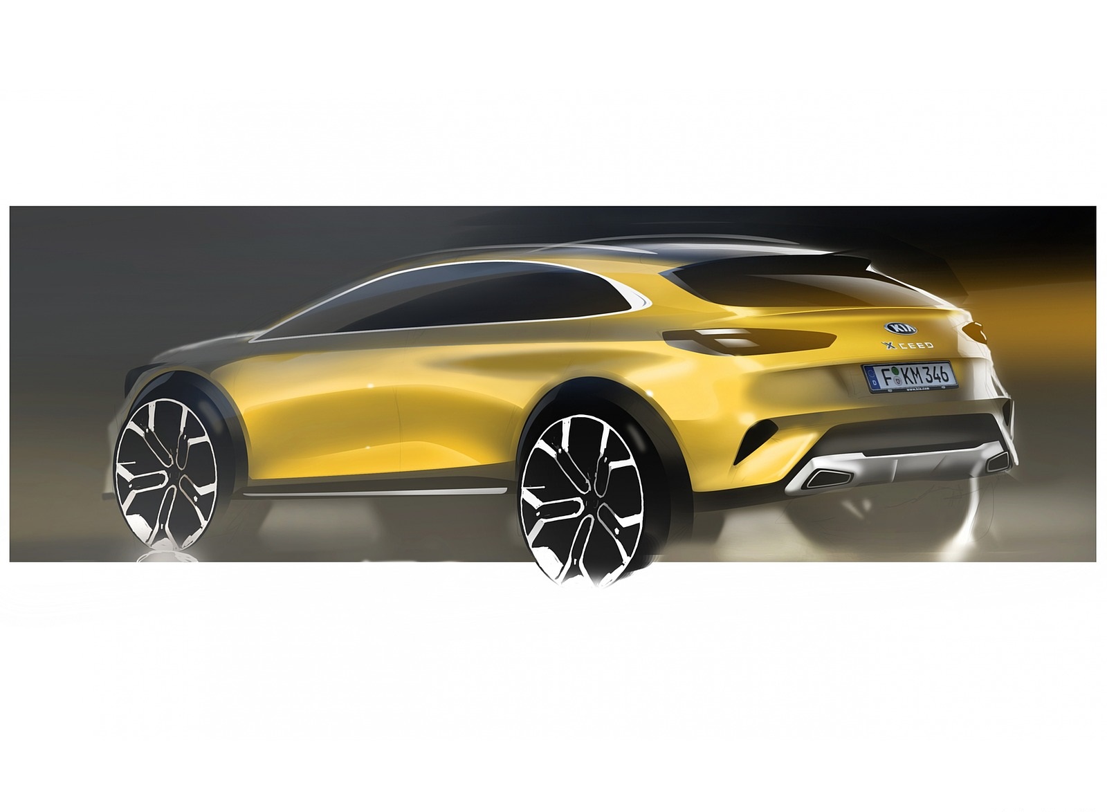 2020 Kia XCeed Design Sketch Wallpapers #33 of 40