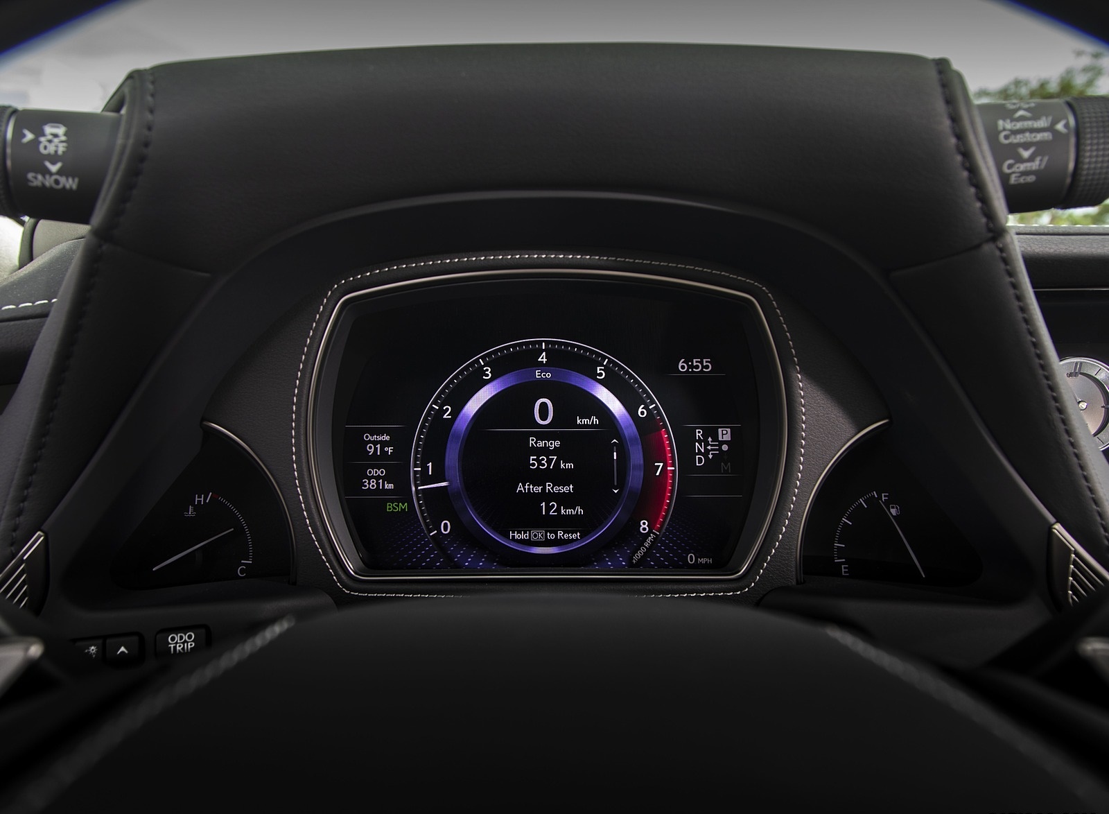 2020 Lexus LS 500 Inspiration Series Digital Instrument Cluster Wallpapers (12)