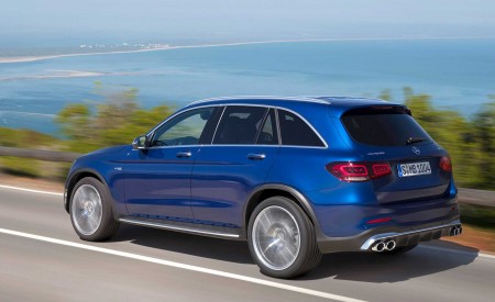 2020 Mercedes-AMG GLC 43 4MATIC Rear Three-Quarter Wallpapers 450x275 (4)