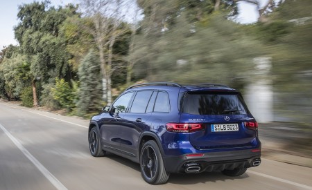 2020 Mercedes-Benz GLB 220 d 4MATIC (Color: Galaxy Blue Metallic) Rear Three-Quarter Wallpapers 450x275 (4)