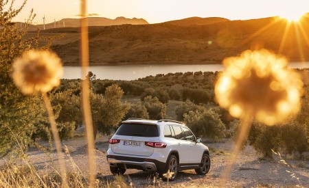 2020 Mercedes-Benz GLB 250 4MATIC (Color: Digital White Metallic) Rear Three-Quarter Wallpapers 450x275 (84)