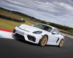 2020 Porsche 718 Cayman GT4 (Color: Carrara White Metallic) Front Three-Quarter Wallpapers 150x120