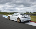 2020 Porsche 718 Cayman GT4 (Color: Carrara White Metallic) Rear Three-Quarter Wallpapers 150x120