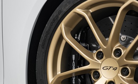 2020 Porsche 718 Cayman GT4 (Color: Carrara White Metallic) Wheel Wallpapers 450x275 (156)
