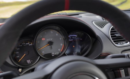 2020 Porsche 718 Cayman GT4 (Color: Guards Red) Interior Detail Wallpapers 450x275 (40)