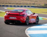 2020 Porsche 718 Cayman GT4 (Color: Guards Red) Rear Three-Quarter Wallpapers 150x120