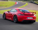 2020 Porsche 718 Cayman GT4 (Color: Guards Red) Rear Three-Quarter Wallpapers 150x120