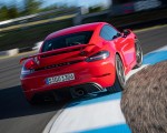 2020 Porsche 718 Cayman GT4 (Color: Guards Red) Rear Wallpapers 150x120