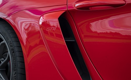 2020 Porsche 718 Cayman GT4 (Color: Guards Red) Side Vent Wallpapers 450x275 (35)