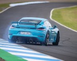 2020 Porsche 718 Cayman GT4 (Color: Miami Blue) Rear Wallpapers 150x120