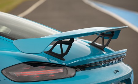 2020 Porsche 718 Cayman GT4 (Color: Miami Blue) Spoiler Wallpapers 450x275 (115)