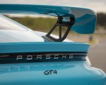 2020 Porsche 718 Cayman GT4 (Color: Miami Blue) Spoiler Wallpapers 150x120