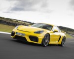 2020 Porsche 718 Cayman GT4 (Color: Racing Yellow) Front Three-Quarter Wallpapers 150x120