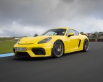 2020 Porsche 718 Cayman GT4 (Color: Racing Yellow) Front Three-Quarter Wallpapers 150x120