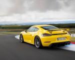 2020 Porsche 718 Cayman GT4 (Color: Racing Yellow) Rear Three-Quarter Wallpapers 150x120