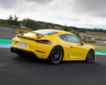 2020 Porsche 718 Cayman GT4 (Color: Racing Yellow) Rear Three-Quarter Wallpapers 150x120