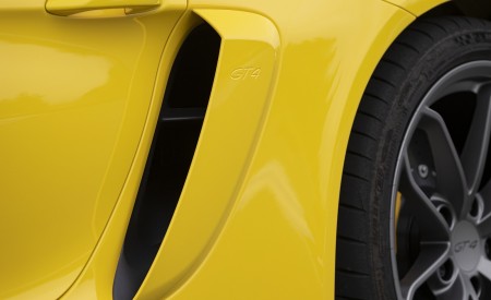 2020 Porsche 718 Cayman GT4 (Color: Racing Yellow) Side Vent Wallpapers 450x275 (76)