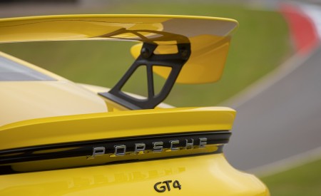 2020 Porsche 718 Cayman GT4 (Color: Racing Yellow) Spoiler Wallpapers 450x275 (75)
