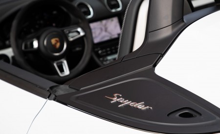 2020 Porsche 718 Spyder (Color: Carrara White Metallic) Detail Wallpapers 450x275 (182)