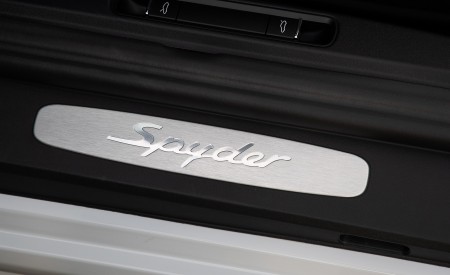 2020 Porsche 718 Spyder (Color: Carrara White Metallic) Door Sill Wallpapers 450x275 (183)
