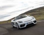 2020 Porsche 718 Spyder (Color: Carrara White Metallic) Front Three-Quarter Wallpapers 150x120