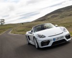 2020 Porsche 718 Spyder (Color: Carrara White Metallic) Front Three-Quarter Wallpapers 150x120