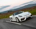 2020 Porsche 718 Spyder (Color: Carrara White Metallic) Front Three-Quarter Wallpapers 150x120