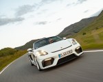 2020 Porsche 718 Spyder (Color: Carrara White Metallic) Front Three-Quarter Wallpapers 150x120
