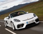 2020 Porsche 718 Spyder (Color: Carrara White Metallic) Front Wallpapers 150x120