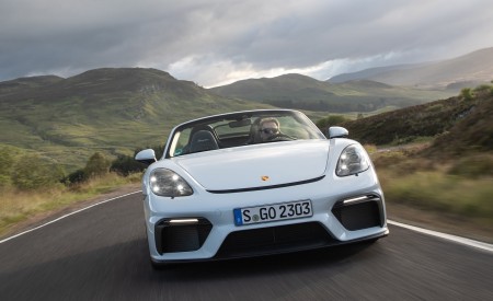2020 Porsche 718 Spyder (Color: Carrara White Metallic) Front Wallpapers 450x275 (160)