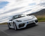 2020 Porsche 718 Spyder (Color: Carrara White Metallic) Front Wallpapers 150x120