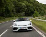 2020 Porsche 718 Spyder (Color: Carrara White Metallic) Front Wallpapers 150x120