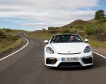 2020 Porsche 718 Spyder (Color: Carrara White Metallic) Front Wallpapers 150x120