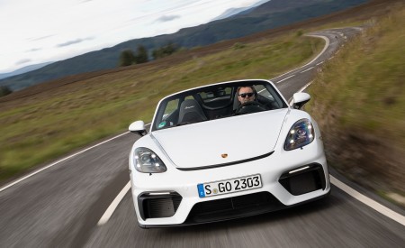 2020 Porsche 718 Spyder (Color: Carrara White Metallic) Front Wallpapers 450x275 (133)