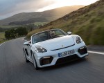2020 Porsche 718 Spyder (Color: Carrara White Metallic) Front Wallpapers 150x120