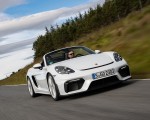 2020 Porsche 718 Spyder (Color: Carrara White Metallic) Front Wallpapers 150x120