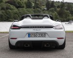 2020 Porsche 718 Spyder (Color: Carrara White Metallic) Rear Wallpapers 150x120